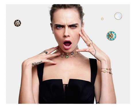 Dior jewellery launch new Cara Delevingne campaign 